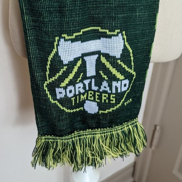 Portland Timbers Soccer Scarf MLS Football Widmer Brewing Checkered - Picture 5 of 6